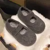 2026 Sapatos Mary Jane de Lã Aumentadores de Altura Interna Velcro Solado Grosso Sapatos Peludos Para Pessoas Baixas Cabeça Grande Sapatos Birkenstock Sapatos de Algodão Femininos
