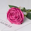 Rosa artificial individual Concubina Imperial rosa multicapa rizada Rosa Decoración arreglo floral de boda rosa de té núcleo rosa redonda rosa comercio exterior flor falsa