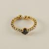 Traje de joyería simple de acero de titanio transfronterizo de 18k para mujer, anillo de circonita de acero inoxidable INS, pulsera de alta gama, joyería al por mayor