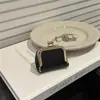 Nova Bolsa para Joias Compacta de Couro Genuíno com Anel de Diamante, Mini Bolsa para Batom, Porta-Moedas, Caixa de Armazenamento para Joias de Anel, Colar, Brincos