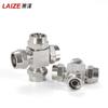 Parafuso rápido de cobre pneumático de alta pressão da tubulação de ar através da junção PU-4 6 8 ângulo reto 12 redutor 14 tee 16mm contraporca 10