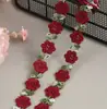 Encaje Floral Tridimensional Bordado Soluble en Agua Hecho a Mano DIY Flor Regalo Empaque Ropa Accesorios para el Cabello Accesorios para Sombreros