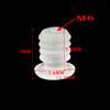 Atacado 5-9mm silicone anti-colisão partículas embutidas sólido buraco plug silencioso macio borracha transparente partículas de borracha transparente buraco plug