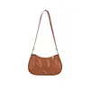 2026 Nova Bolsa de Mão Casual Simples Versátil Moda Estilo Coreano Bolsa de Ombro Bolsa de Braço Retrô Bolsa Transversal