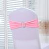 Atacado stretch cadeira decorativa de volta flor broca fivela cinta hotel cadeira de casamento broca fivela cinta cadeira de mesa conjunto