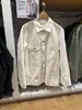 Produtos de Alta Qualidade do Canal: Primavera 2026 Casual Gola Reversível Roupa de Trabalho Solta Multi-Bolsos Manga Longa Jaqueta Top 483819