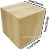 Bloque de madera de pino de 5*5*10 cm, bloque de construcción cúbico de 5*5*15 cm, juguete, modelo de graffiti DIY, en stock