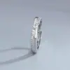 Anel de Casal Acacia Um Par de Anéis Abertos da Moda Simples Presente de Dia dos Namorados Tendência ins Personalizado para Homens e Mulheres