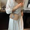 Bolso Caja con Borlas Estilo Tweed para Mujer 2025 Verano Nuevo Moda Casual Cadena Bandolera Hombro Bolso Cuadrado Pequeño