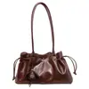 Bolso de diseño de moda transfronterizo para debajo del brazo, nuevo bolso tote retro pequeño de nicho para mujer, gran capacidad, versátil, bandolera única
