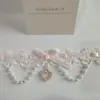 Gargantilha Minimalista Y2K de Renda Cruzada, Personalidade Doce e Descolada, Acessório de Gargantilha Hot Girl de Nicho, Anel de Pescoço Gótico