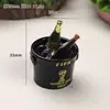 Accesorios de Resina DIY de Dibujos Animados 2026 Copa del Mundo Cubo de Cerveza Helada Adorno 3D Pasador Llavero Accesorio Colgante
