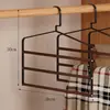 Perchero multifuncional de madera de haya de varias capas y colgador de ropa para uso doméstico, estante de almacenamiento que no deja marcas, colgador de pantalones, herramienta de almacenamiento para armario, transfronterizo
