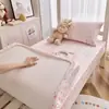 Novedad Primavera/Verano 2026 Algodón Puro Estampado Sábana Individual para Dormitorio de Estudiantes Cubre Cama Individual Pieza Única