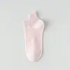 Calcetines Cortos para Mujer, Calcetines de Algodón Finos Transpirables de Verano, Antideslizantes, No se Caen, Versátiles Calcetines de Red Transpirables para Verano