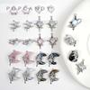 POPCANDY Colgante Estrella Luna Galaxia Pendientes Hechos a Mano DIY Collar Pulsera Joyería Accesorios para Niña Accesorios