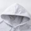 Sudadera con capucha y cremallera de color sólido para hombre, nueva primavera 2025, estilo americano, retro, holgada