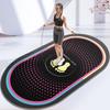 Colchoneta insonorizada para saltar la cuerda, colchoneta amortiguadora, colchoneta de yoga grande, colchoneta deportiva de interior gruesa, antideslizante, para fitness en casa, silenciosa