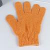 Toalla de baño para frotar guantes de baño de cinco dedos toalla de baño de nailon para adultos niños toalla de espuma para frotar la espalda guantes de baño al por mayor