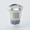 Suministro Botón Metálico Plano Sin Luz de 22 mm Marcha Momentánea Auto-Bloqueante Impermeable Pin Pequeño Interruptor Metálico