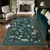 Alfombra Marroquí Sala de Estar Sofá Mesa de Café Esterilla Dormitorio Mesa de Comedor Estilo Persa Turco Retro Americano Bohemio