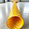 Duto de ar esquelético para mineração é retrátil, dobrável, resistente ao desgaste, resistente a rasgos, retardante de chamas e antiestático para minas de carvão