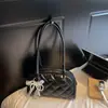 Bolsa Tote Rombos Estilo Novo Verão 2025 para Mulheres, Bolsa de Mão Fashion e Versátil, Bolsa de Ombro para o Dia a Dia, Bolsa Tote de Axila