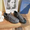 Zapatos de lona 2022 para mujer, zapatos blancos de invierno de terciopelo, zapatos de mujer transpirables, diseño de nicho chic, zapatos de tabla que combinan con todo en