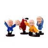 Decoração de resina de desenho animado decoração criativa de carro Pequeno monge fofo acessórios de carro kung fu de carro joia pequena Sha mi