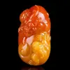 Palillos dobles Jinbao pieza de mango jade decoración para hombre Wenwan pieza para jugar en la mano talla de piedra original imitación pieza de mango de piedra Shoushan