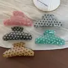 Pinza grande para el pelo de acetato para mujer, pinza de tiburón brillante para la parte trasera de la cabeza, pinza de garra para sujetar la mitad del pelo, accesorio para el pelo de alta gama con forma de estrella