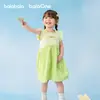 BalaoneBalabala Ropa Infantil para Niños Vestido de Princesa para Niños Niñas 2026 Verano Nuevo Estilo Lindo Osito