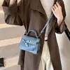 Bolsa de Mão Pequena Versátil Estilo Ins para Mulheres 2026 Nova Tendência Moda Bolsa Kelly Texturizada Outono e Inverno Bolsa Transversal