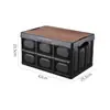 Exportar alta calidad se puede usar como mesa temporal Tablero tapa de madera caja plegable caja de plástico caja portátil para coche caja de camping