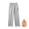 Otoño e Invierno ins pantalones drop para hombre estilo coreano modernos de pierna ancha para barrer el piso gruesos con forro polar sueltos rectos pantalones deportivos