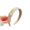Xu I Dazzle Xu Yan Zhao Lusi Mesmo Estilo Preto Pérola Headband Feminino High-end Luz Luxo Alto Cranial Top Wide Edge Cabeça