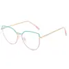 Gafas de lectura de marca BJYX, marco completo, caja de negocios, ultraligeras, ultratransparentes, de color sólido, de metal, de alta calidad, anti luz azul, espejo plano