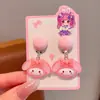 Brincos Fofos de Kulomi para Meninas 2024 Novo Clipe de Orelha Infantil Brincos Super Fofos para Meninas Joias de Bebê