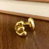 Moda transfronteriza europea y americana simple y exquisita lujo ligero de alta gama anillo abierto asimétrico diseño personalizado de nicho joyería