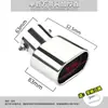 Adecuado para 14-22 Toyota Zhixuan X Zhixiang Vios Fs Tubo de Escape Modificado Tubo de Escape de Acero Inoxidable Garganta de Escape
