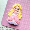 Cuhk fofo princesa anime resina acessórios cola creme grampo de cabelo diy corda de cabelo pingente decoração de saco surpresa material em lote