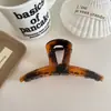 Sensação de Nicho de Luxo ~ Presilha de Garra Marrom Chocolate para Mulheres 2025 Nova Grande de Luxo Volume de Cabelo Presilha de Tubarão Acessório de Cabelo