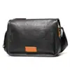 Dropshipping Transfronterizo Bolso Cruzado Nuevo para Hombre Piel Genuina Cuero Curtido Vegetal Bolso de Hombro Casual Sencillo Piel de Vaca Mochila Pequeña de Gama Alta