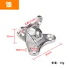 Soporte de Ángulo de Mariposa de Aleación de Zinc Engrosado Ángulo Recto 90 Grados Conector de Soporte de Estante Fijo Combinación de Ángulo Sujetador de Placa
