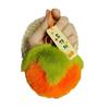 Conejo Rex Imitación Cosas Buenas Suceden Peluche Colgante de Caqui Paz y Alegría Llavero para Bolso de Coche Pomponcito Pequeño Regalo