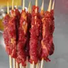 Brochetas pequeñas al por mayor para barbacoa de mercado nocturno, selección completa de brochetas calientes y frías, brochetas fritas, productos semiacabados, pollo Bobo y brochetas de cordero