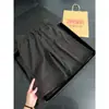 Shorts Masculino de Verão Novos Estilo Old Money Transfronteiriço Corte Assimétrico Tecido Pesado Marca Trendy Cleanfit Calças de Comprimento Médio Calças Preguiçosas de Cinco Pontos
