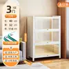 Estante de Livros com Porta de Vidro de Aço para Casa à Prova de Poeira Estante para Livros Infantis Gabinete de Exibição de Figuras de Espaço com Luz Gabinete Ita Gabinete de Lata