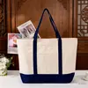 Bolsa de lona patchwork personalizada, bolsa de aseo transfronteriza, bolsa pequeña de lona natural estampada, bolsa cosmética creativa ecológica