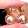 Moda Coreana Estilo Ins Simples Brincos Pequenos e Fofos de Pérola Doce Elegante Feminino Brincos de Contas Pão para Mulheres